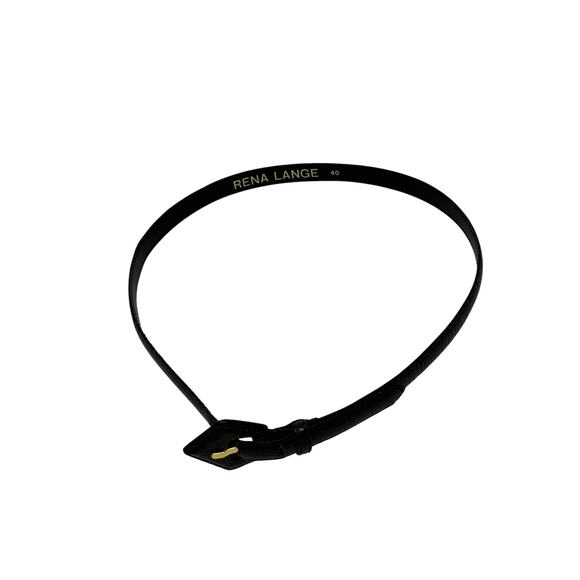 Rena Lange vintage brown leather belt size 40 - S - Picture 11 of 12